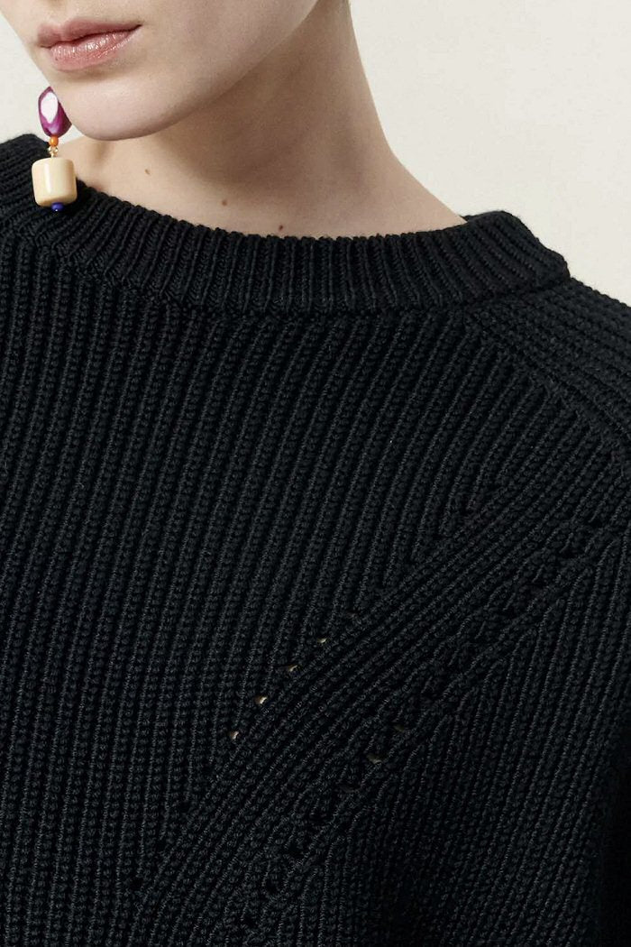 Sessun knitted sweater Ander black