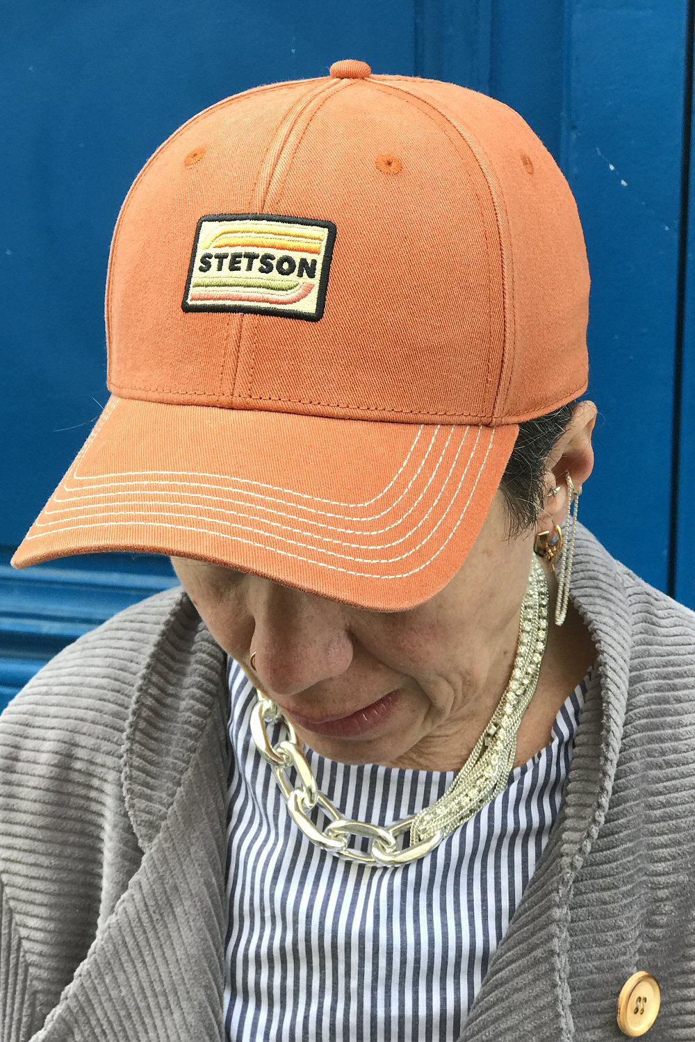 Stetson casquette Baseball orange washed