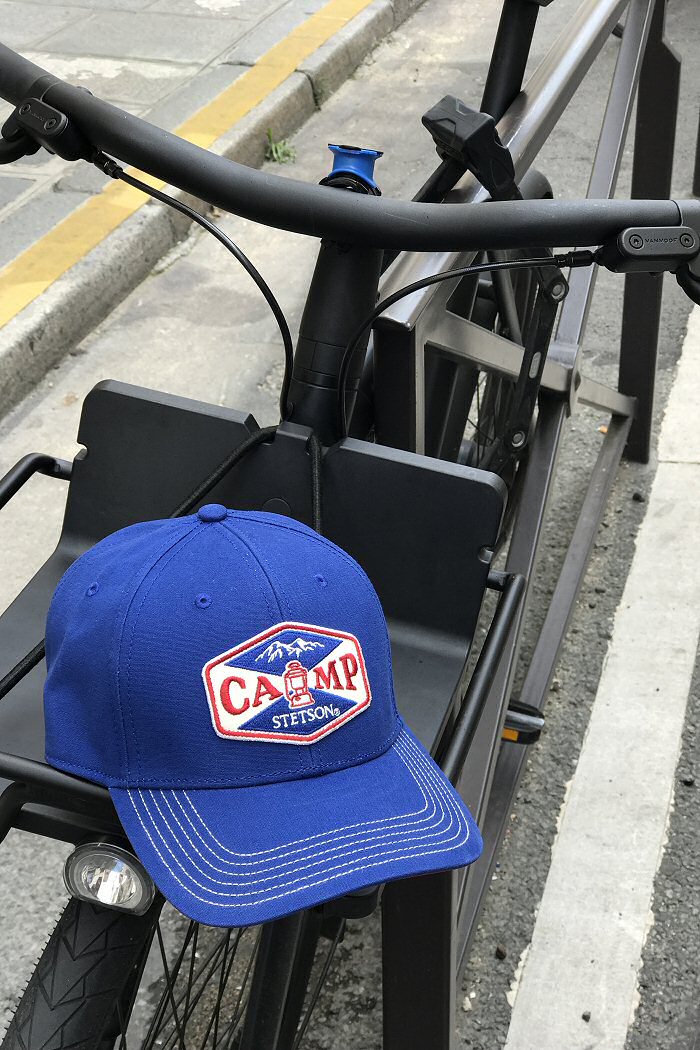 Stetson casquette Baseball écussson brodé CAMP bleu