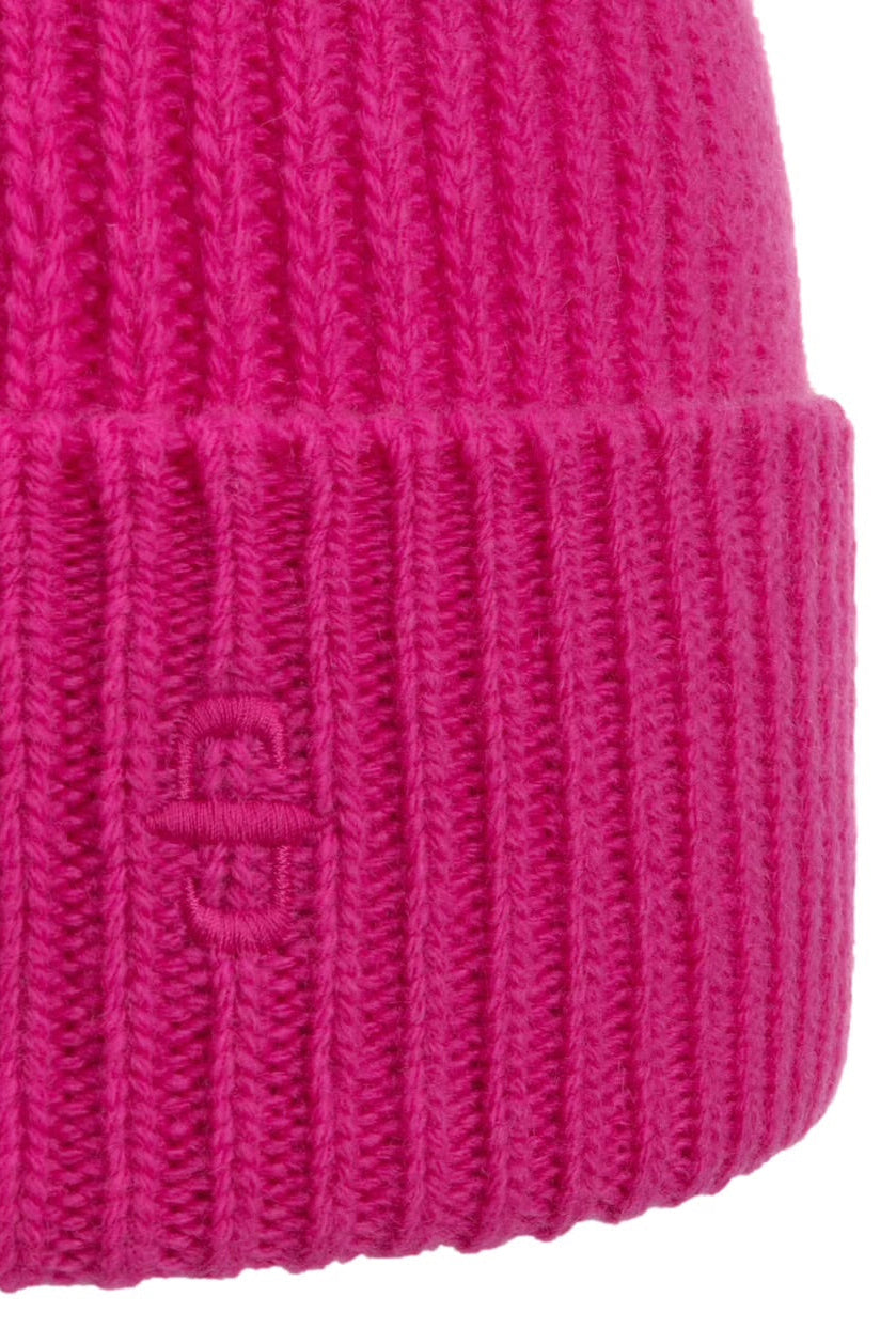 Stetson bonnet Beanie Halven laine mérinos pink