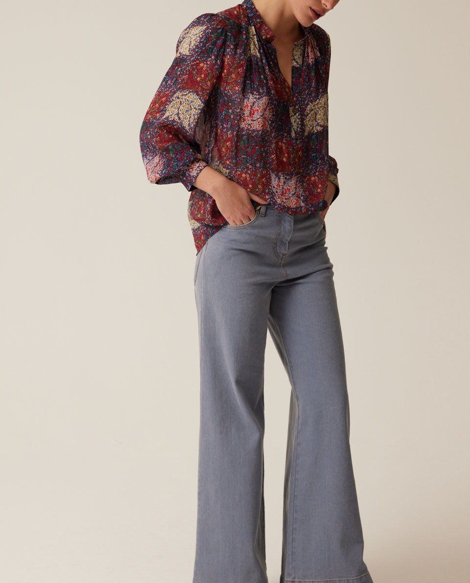 XPWinter | Tinsels blouse top Agua imprimé Moon