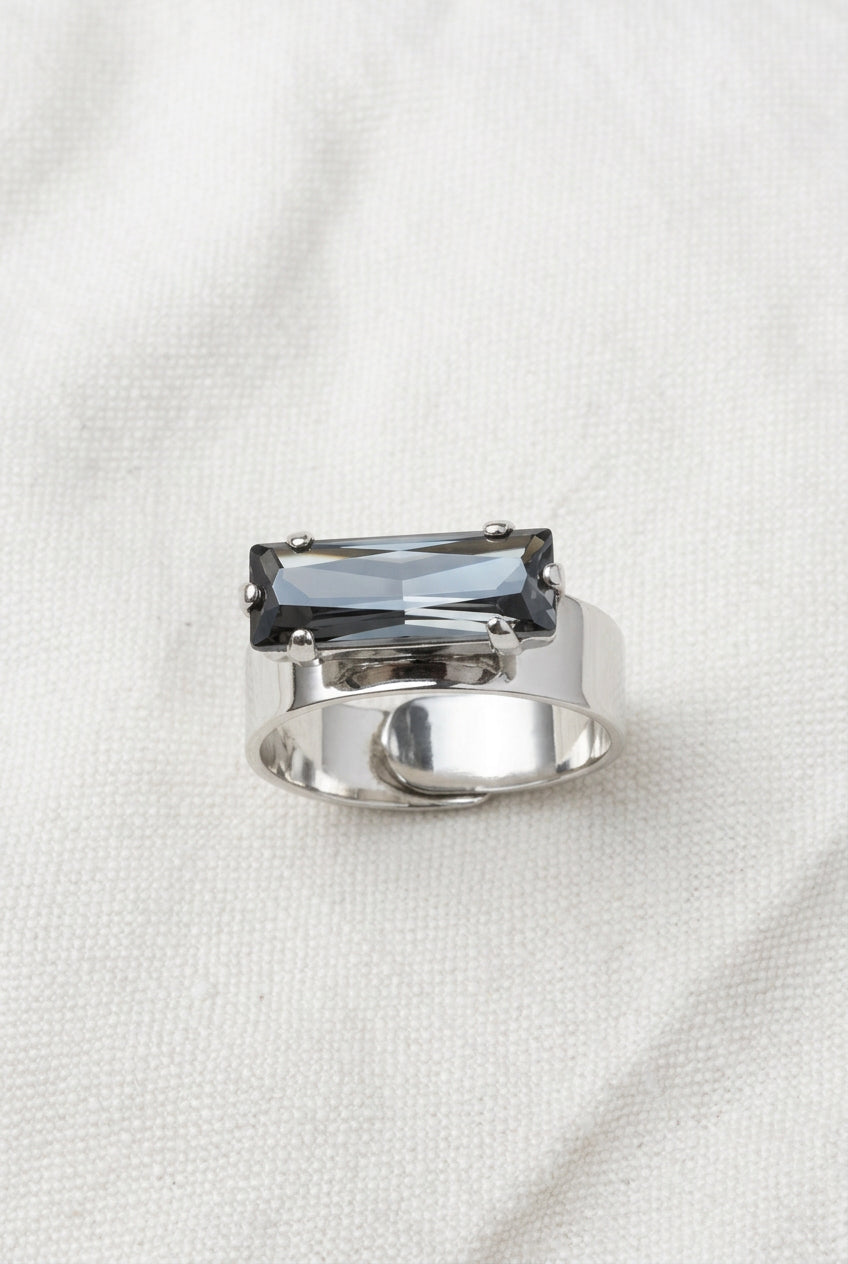 Viveka Bergstrom bague 1 Strass M