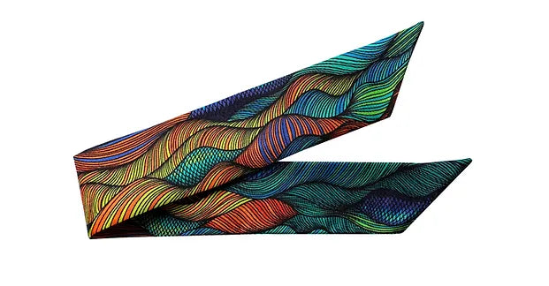 Année bandeaux bracelets en soie Eau