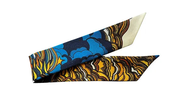 Z | Année bandeaux bracelets en soie Volcan Feu