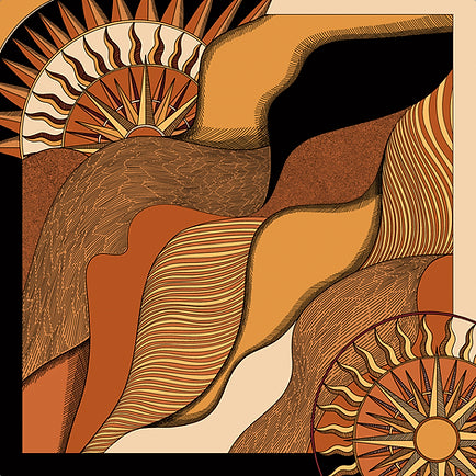 Z | Année foulard en soie Soleil ocre