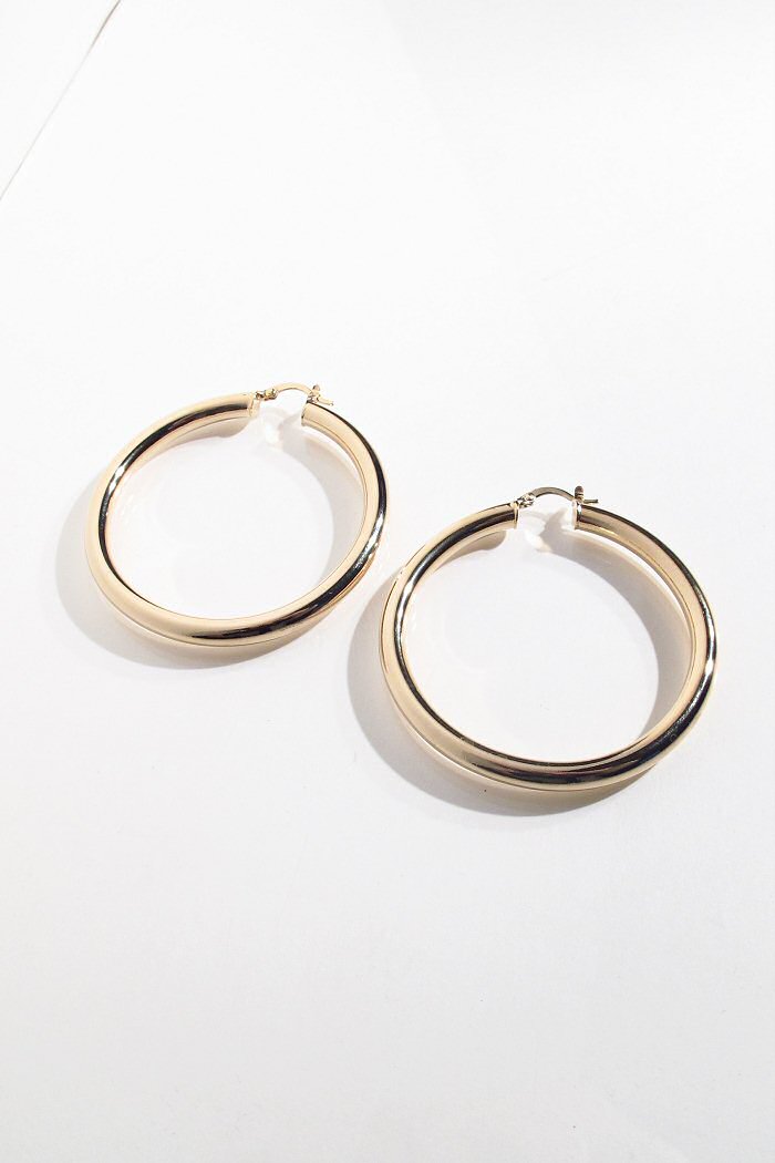 Bali Temples créoles Bold hoops gold