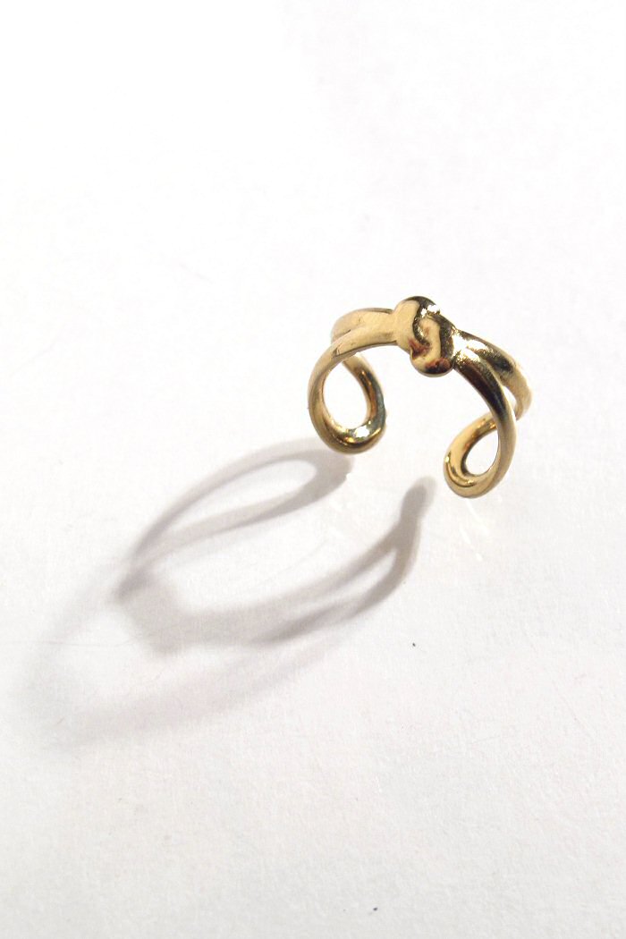 Bali Temples earcuff Knot gold