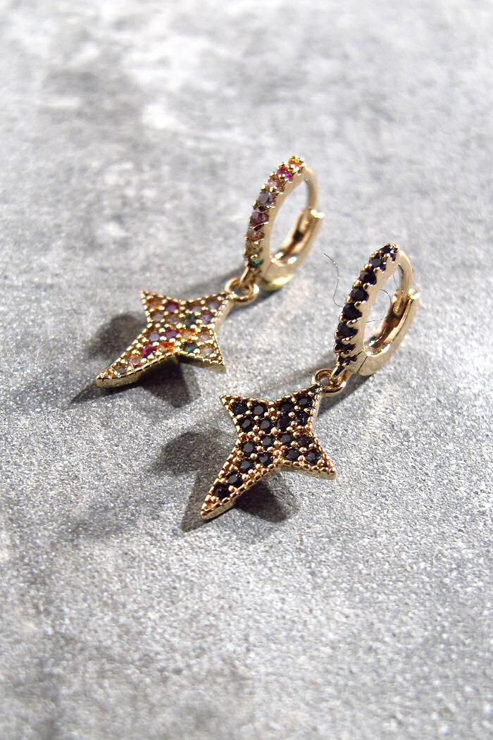 XP | Bali Temples Huggie 6 North Star gold strass