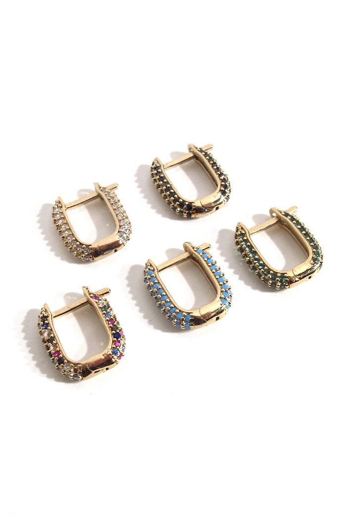 Bali Temples Huggie Oval pavé