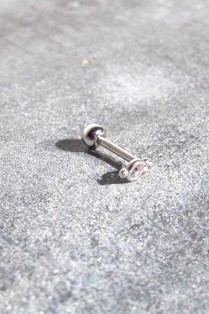 piercing Bengalore silver argent 925