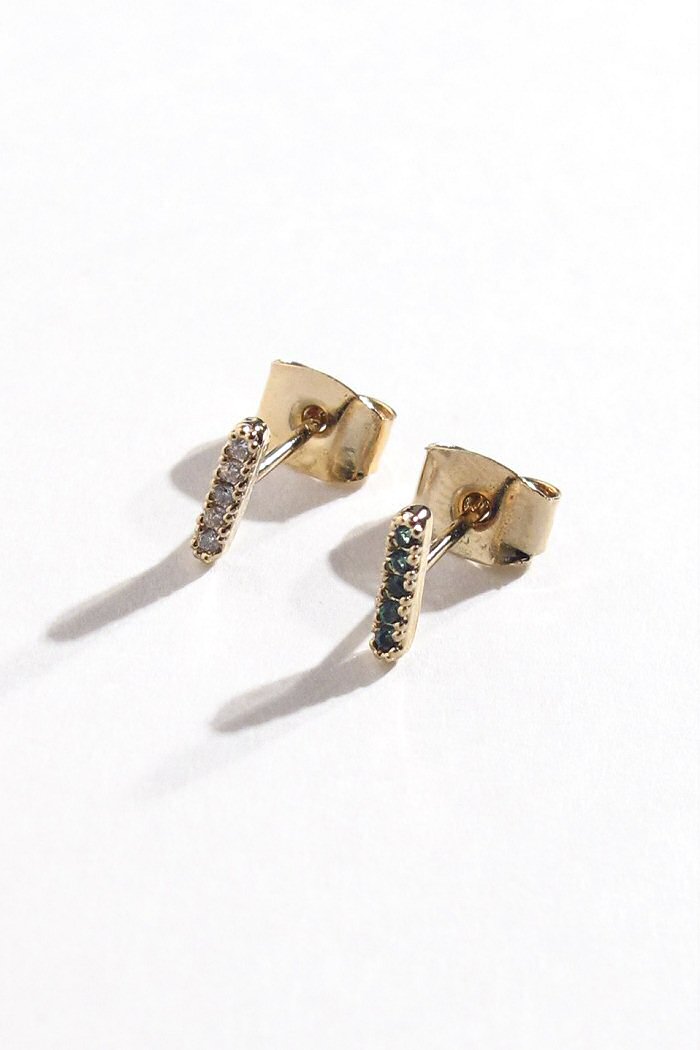 Bali Temples stud Barrette strass