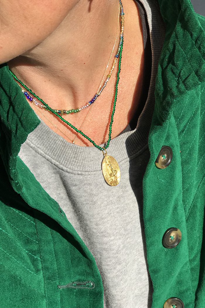 Z | Bali Temples Collier Candy perles rainbow beads