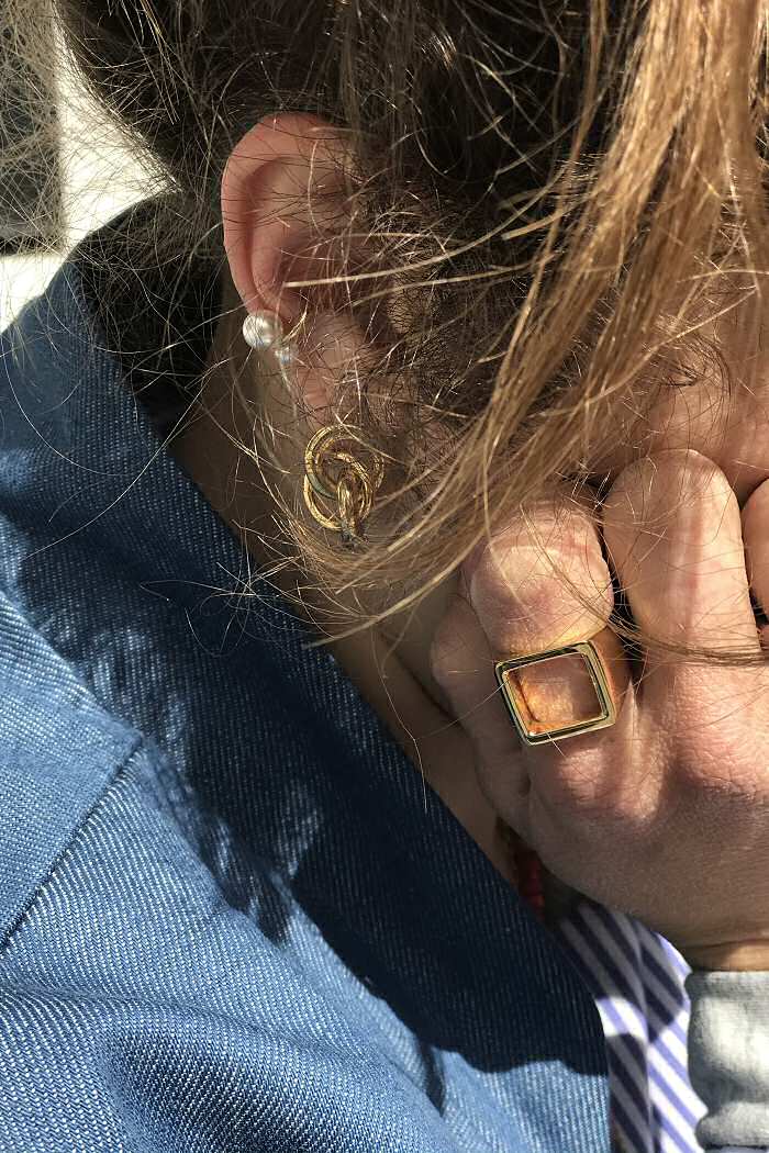 XX | Soko bague chevalière Open Square