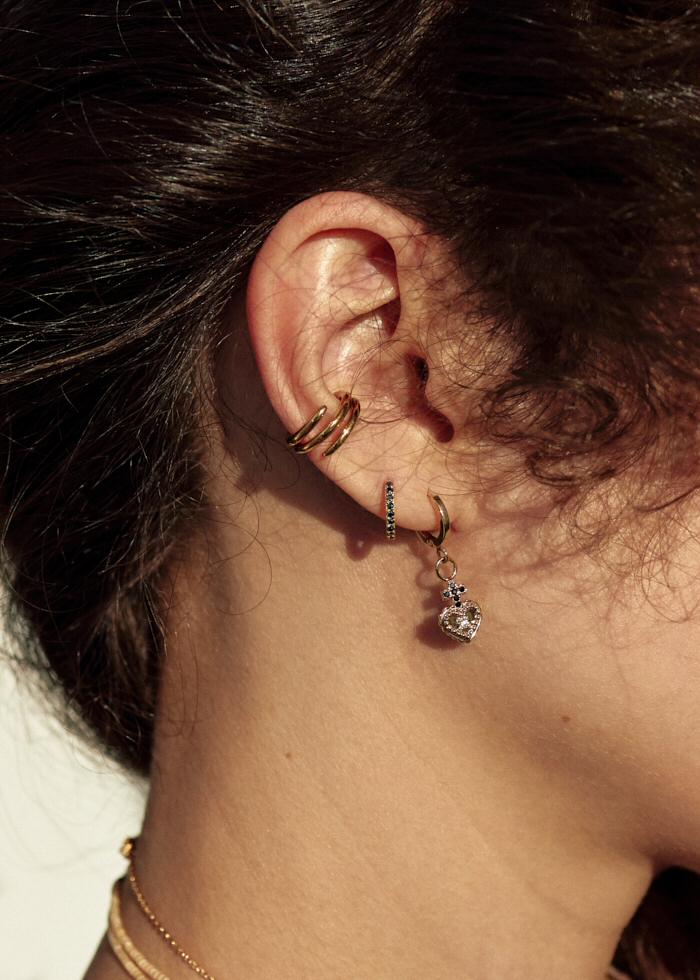 Bali Temples huggie 8 Sacre Coeur strass