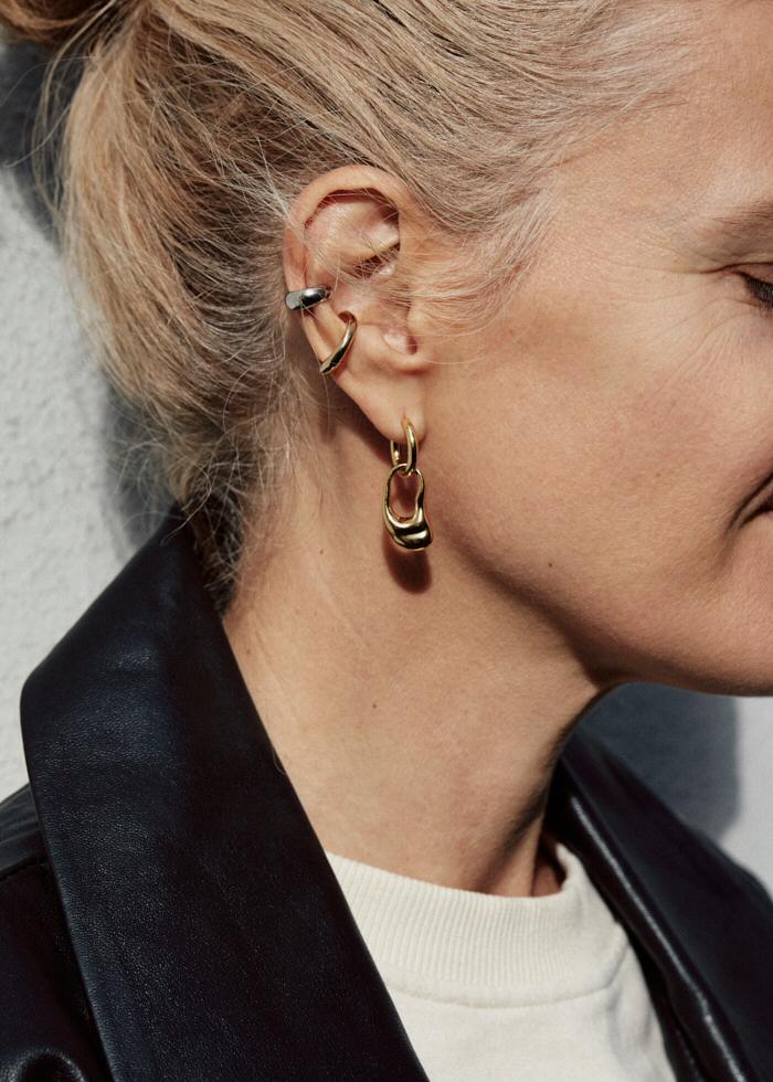 Bali Temples earcuff Irregular