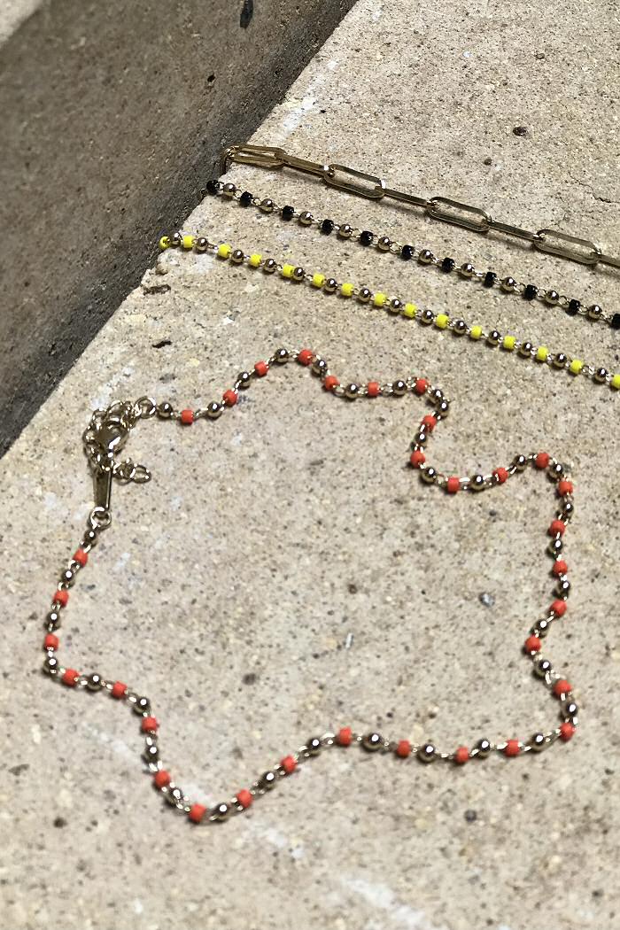 XP | Bali Temples chaine de cheville Perles Anklet gold