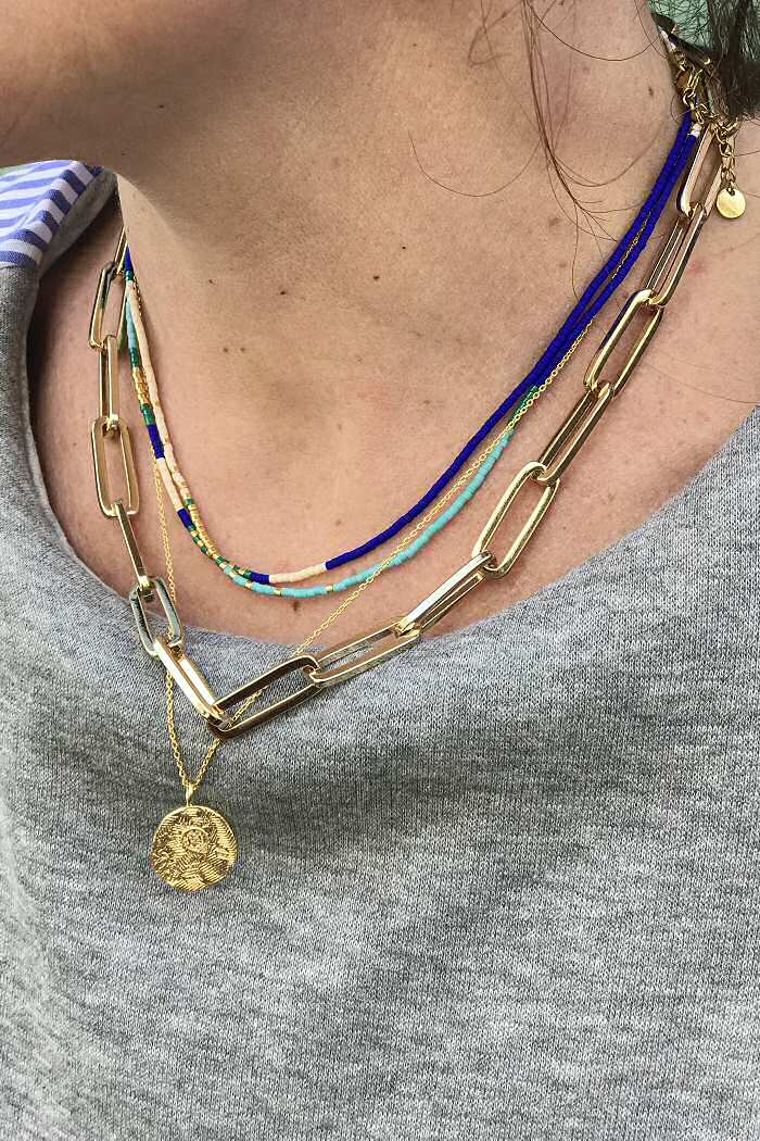 Louise Hendricks medal necklace Mia