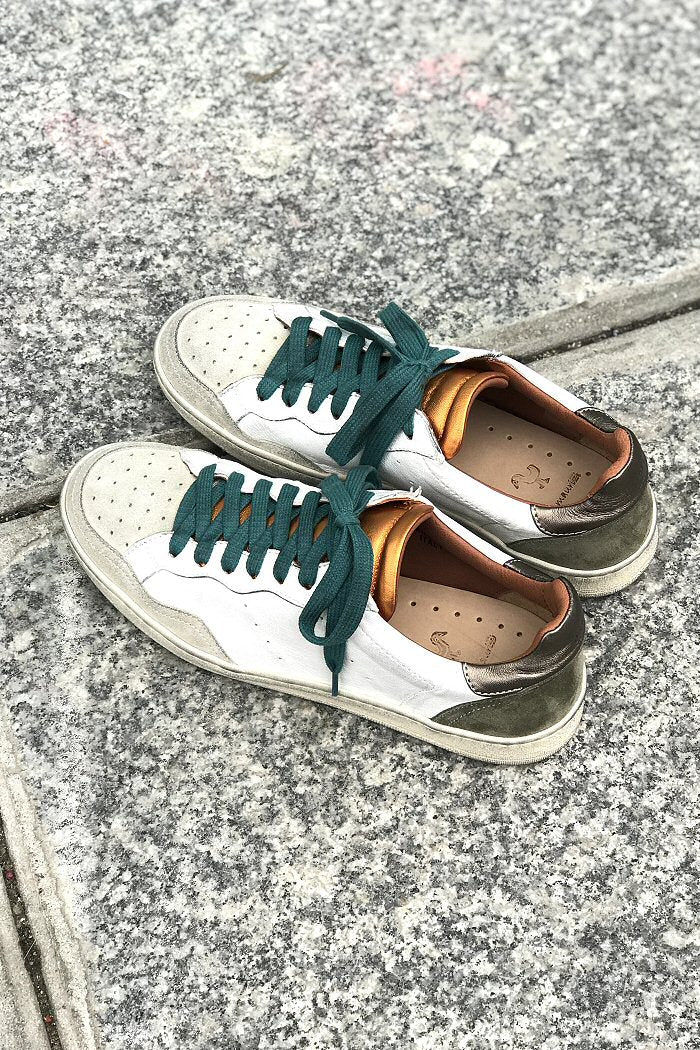 XP | Elia Maurizi baskets Fiona green/orange