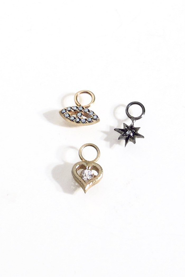 Z | Charms Feidt 9k oeil coeur soleil