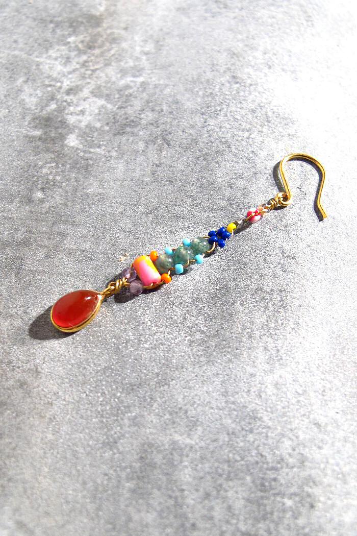 XX | Fourbi de Capucine boucle Ganesh pierres fines