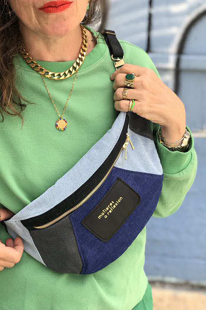 Palas collier médaille Tutti Frutti beads perles