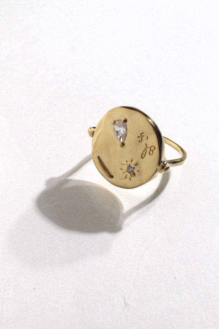 Z | Louise Hendricks bague chevalière Stella