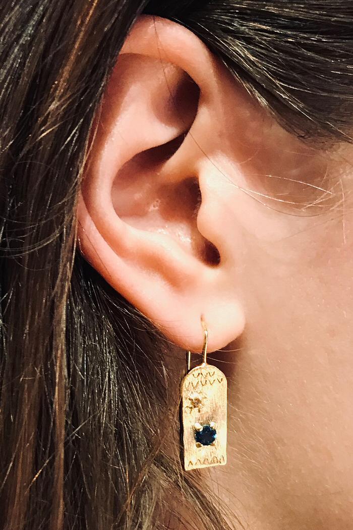 Louise Hendricks boucle Tania topaze citrine