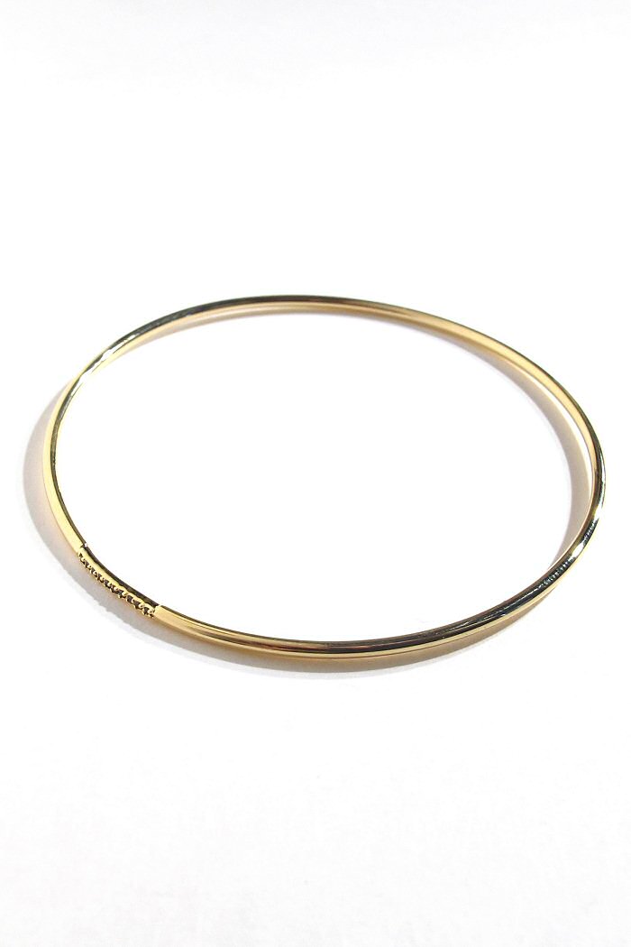 Z | Louise Hendricks bracelet jonc Charlie zircon noir