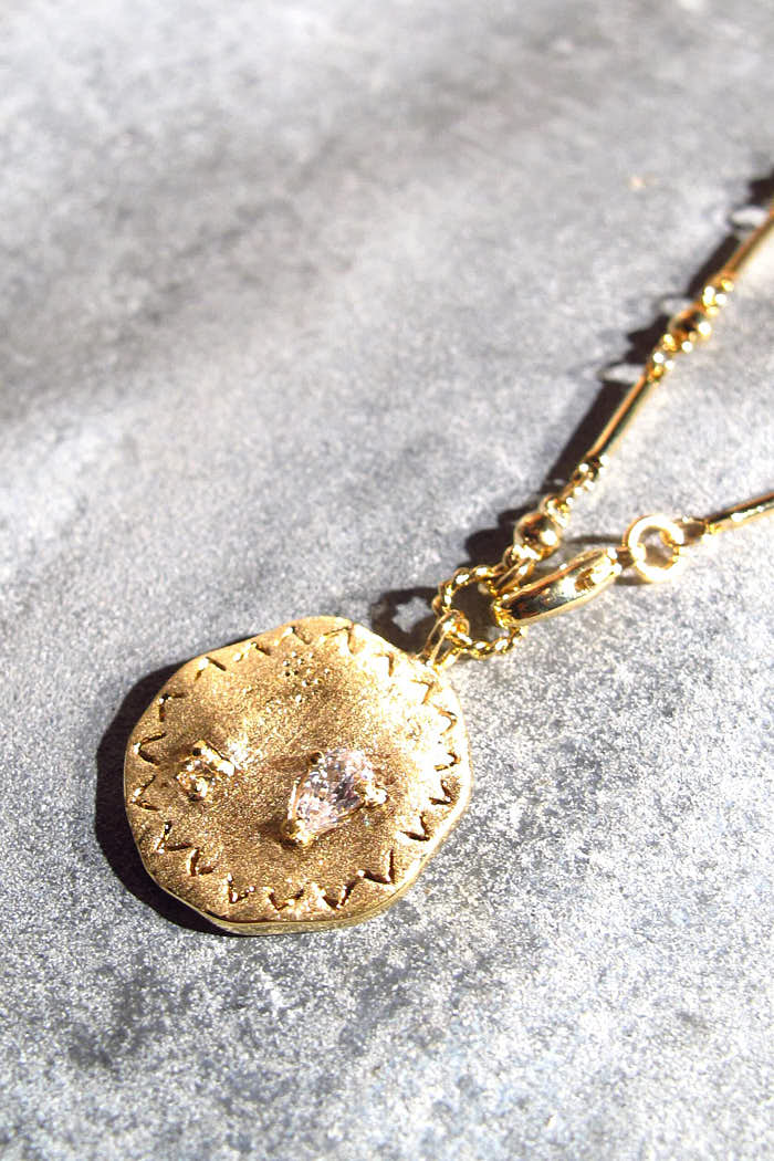 Louise Hendricks medal necklace Gala