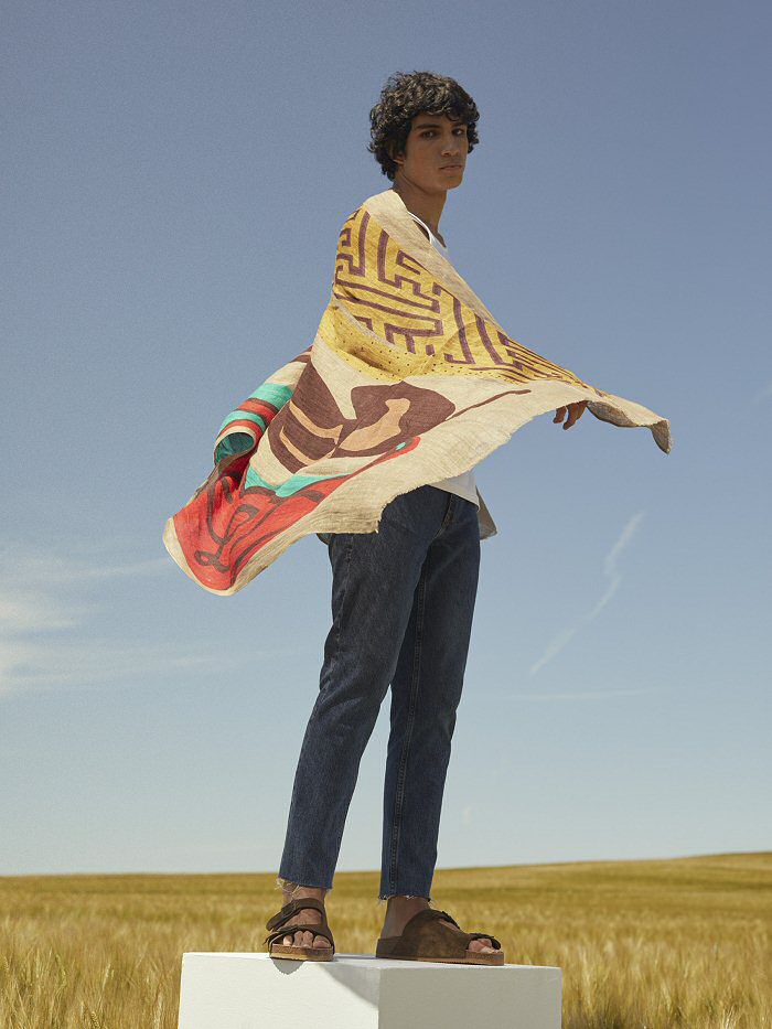 Z | Lovat & Green foulard en lin Cabo de Gata