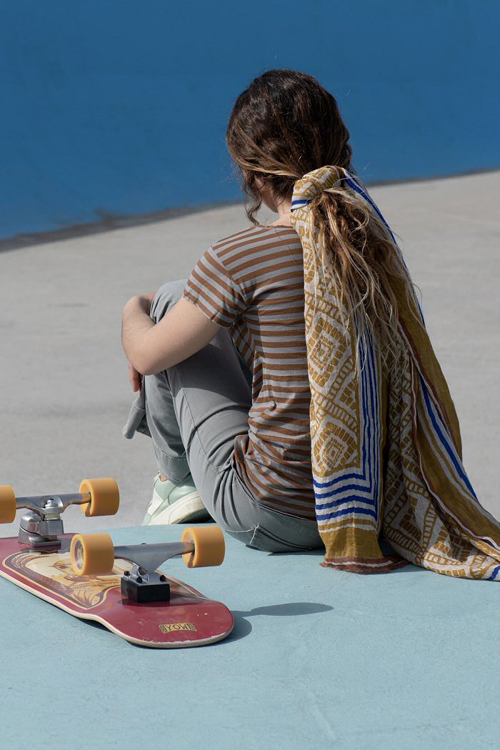 XSummer | Lovat & Green foulard en lin Safari