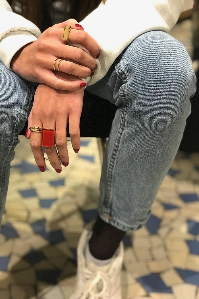 Soko bague chevalière Band