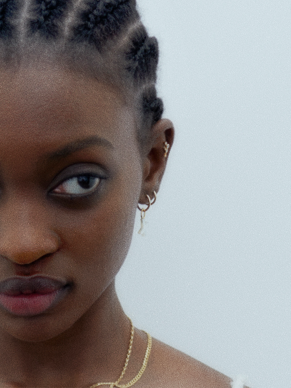 Maria Black huggie Glossy 14k