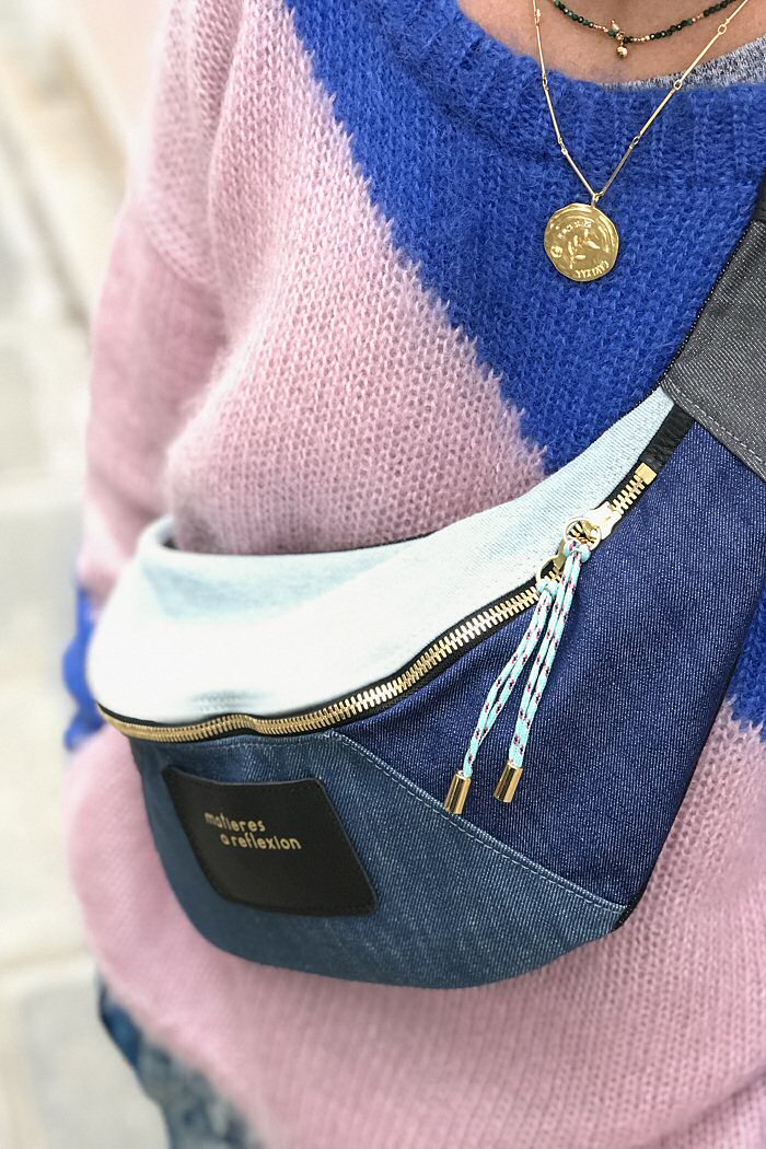 Banane Cross Maxi upcycled denim