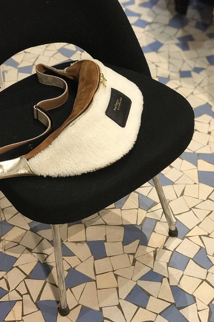 Banane Cross Maxi moumoute faux fur cream