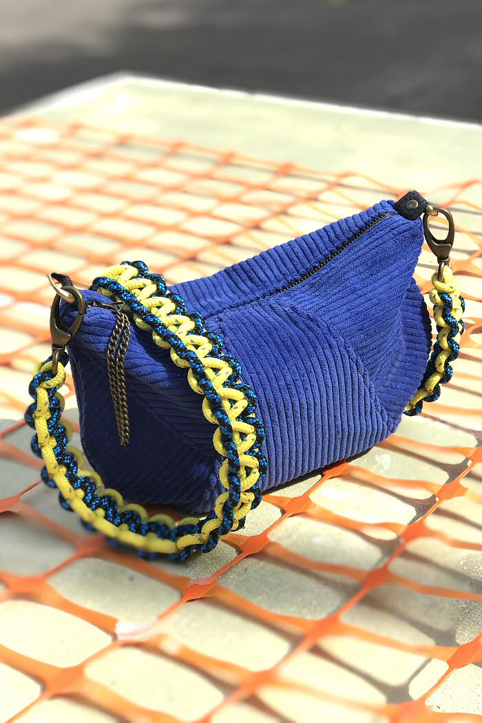 XP | Galliane velours bleu electrique