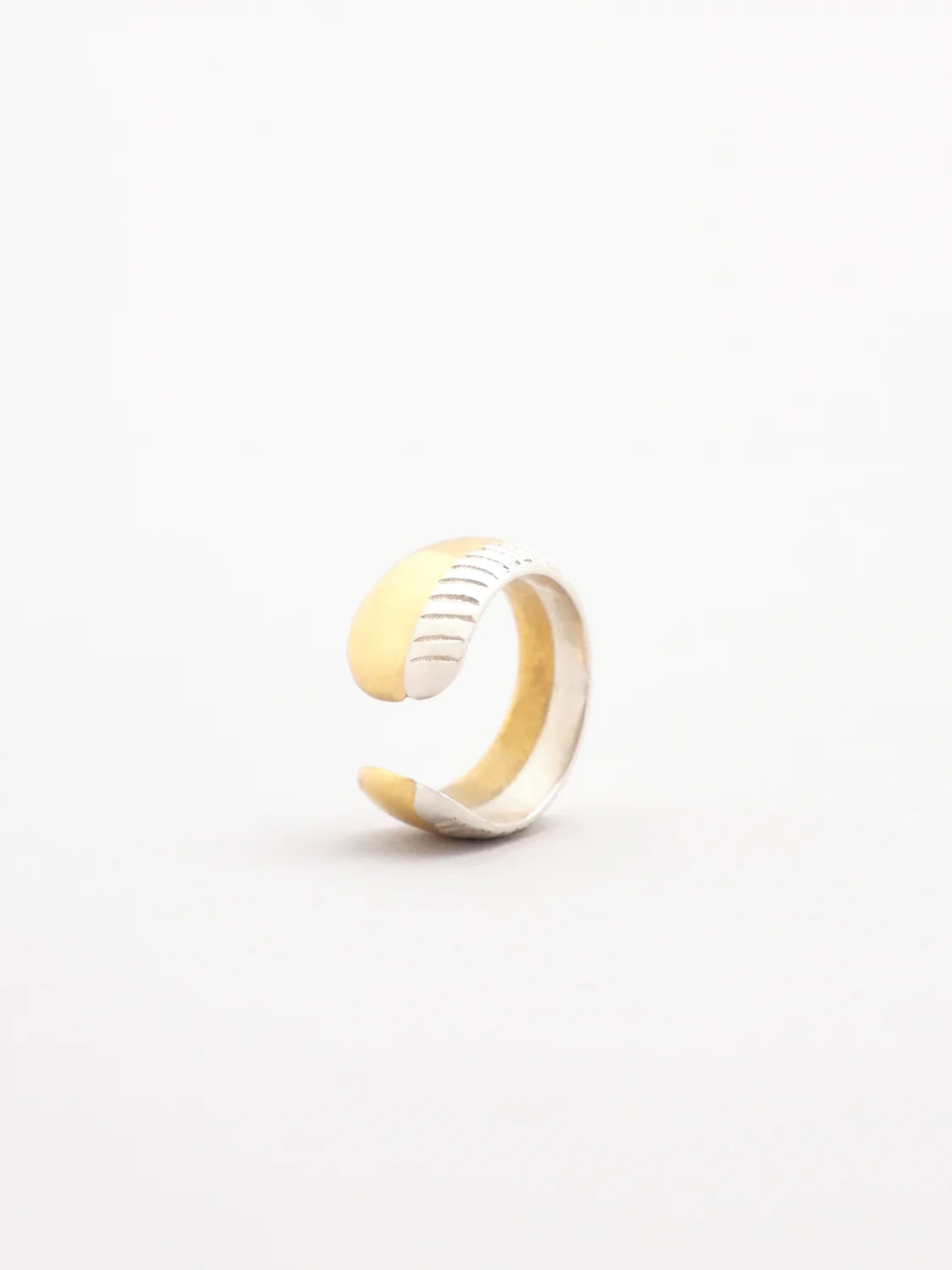 Ombre Claire earcuff bronze et argent