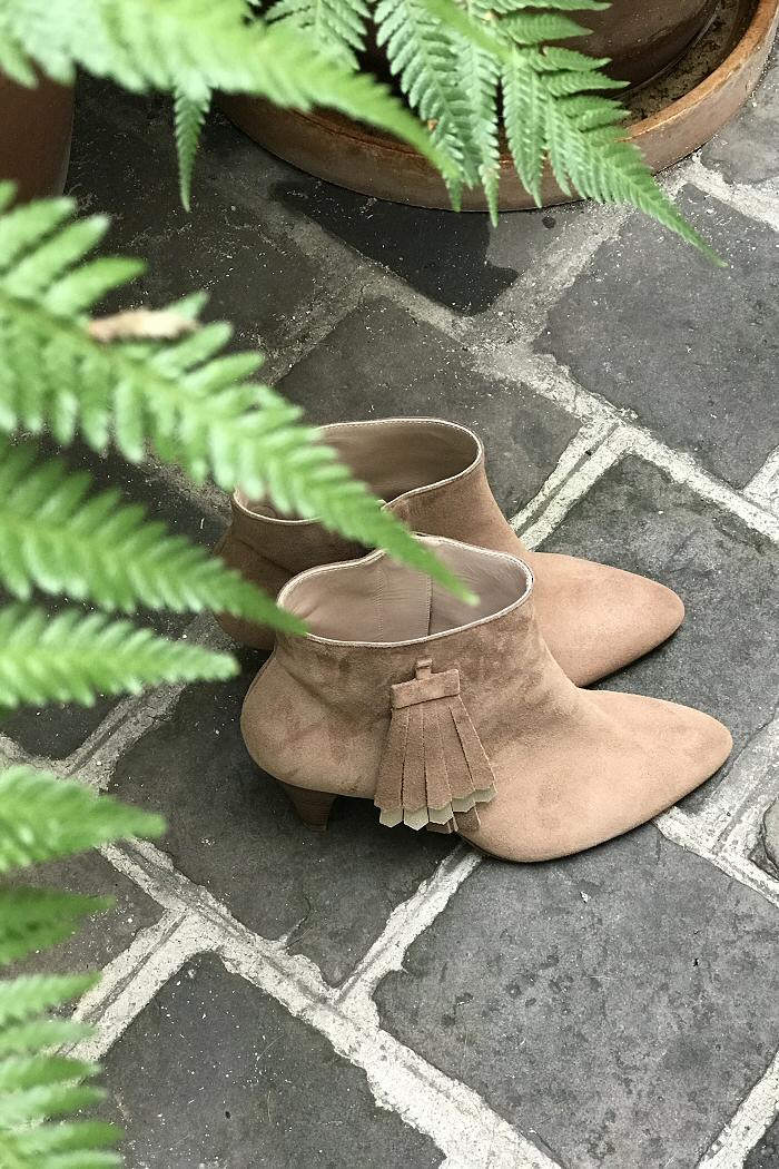 XP | Patricia Blanchet boots Daydream daim sable gold