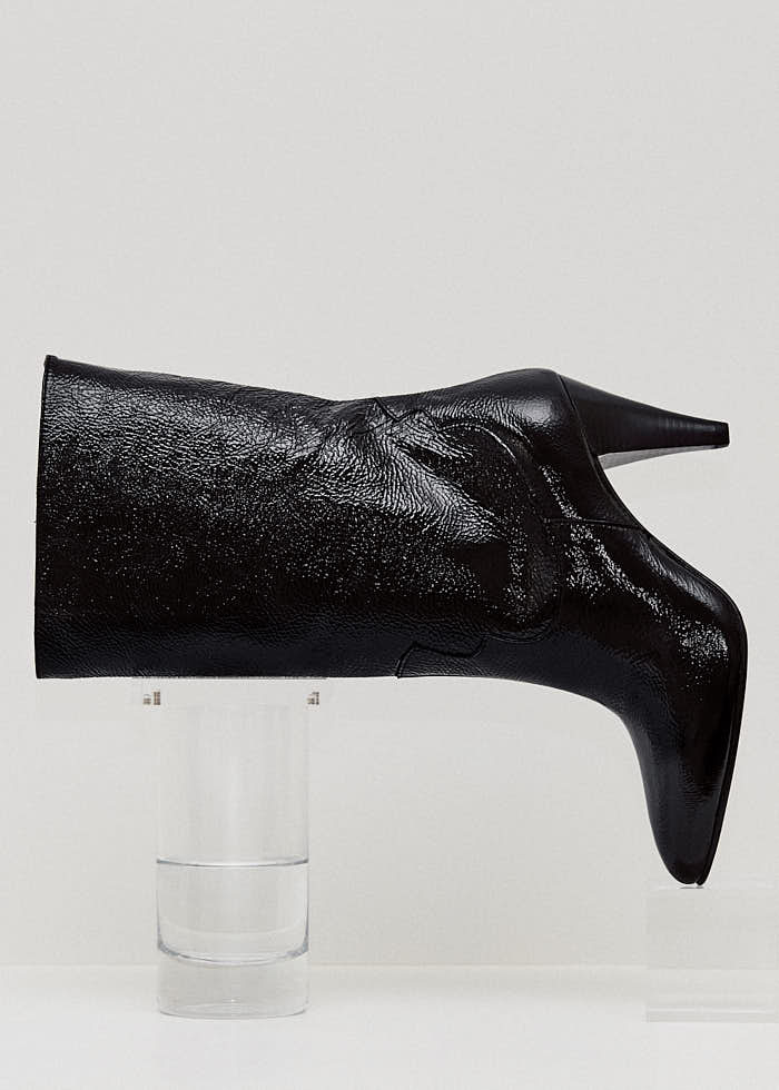 XP | Patricia Blanchet bottes Bibi cuir vernis noir