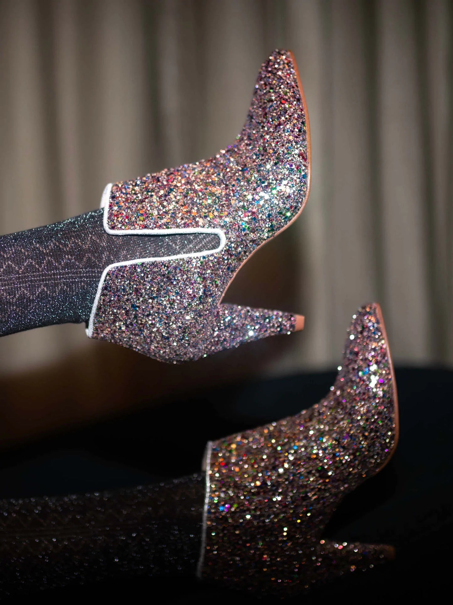 Patricia Blanchet bottines Fifty Five glitter rainbow