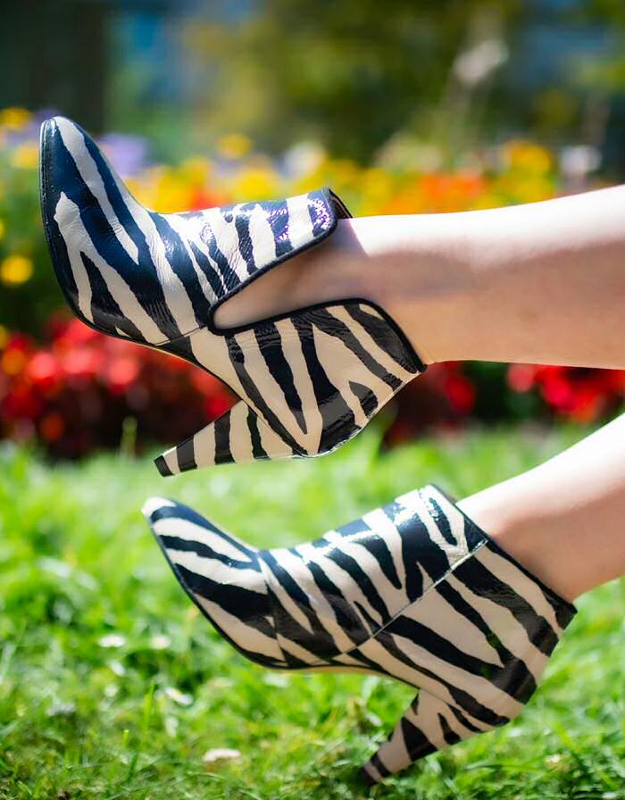 XP | Patricia Blanchet bottines Fifty Five zebra
