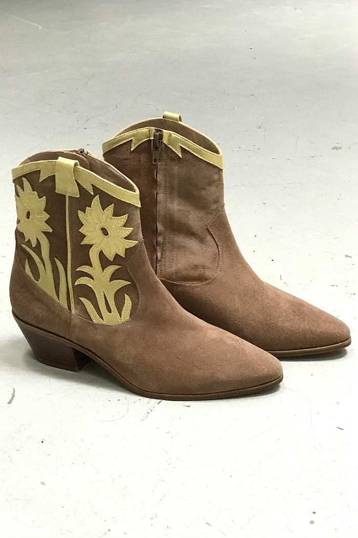 XP | Patricia Blanchet boots Wayne daim sable gold
