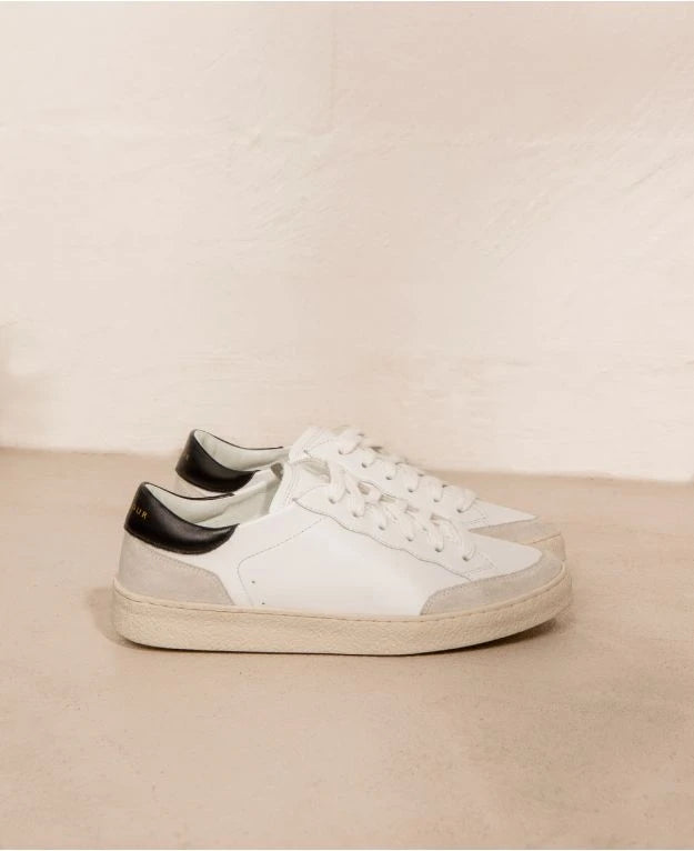 Rivecour baskets 14 lacets white vintage