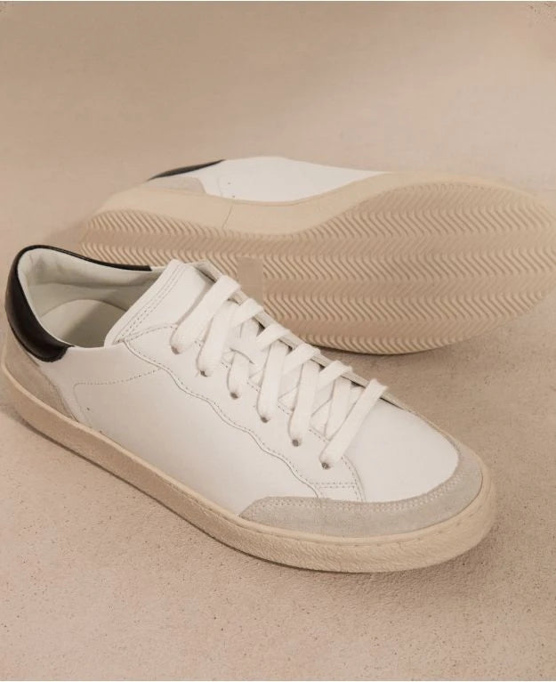 Rivecour baskets 14 lacets white vintage