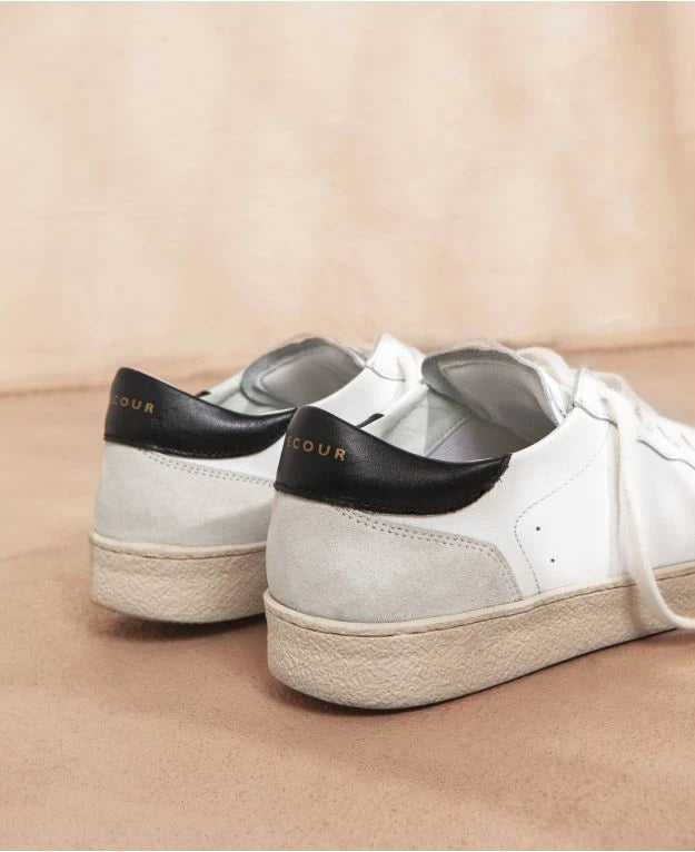 Rivecour baskets 14 lacets white vintage