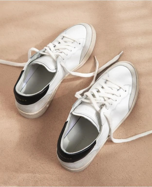 Rivecour baskets 14 lacets white vintage
