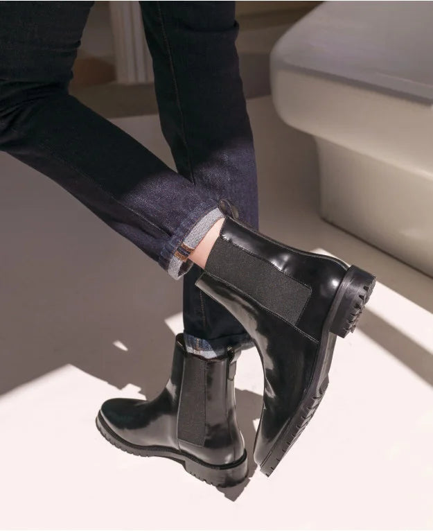 XP | Rivecour bottines 500 cuir noir polis