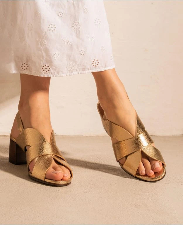 XP | Rivecour sandales 551 cuir gold