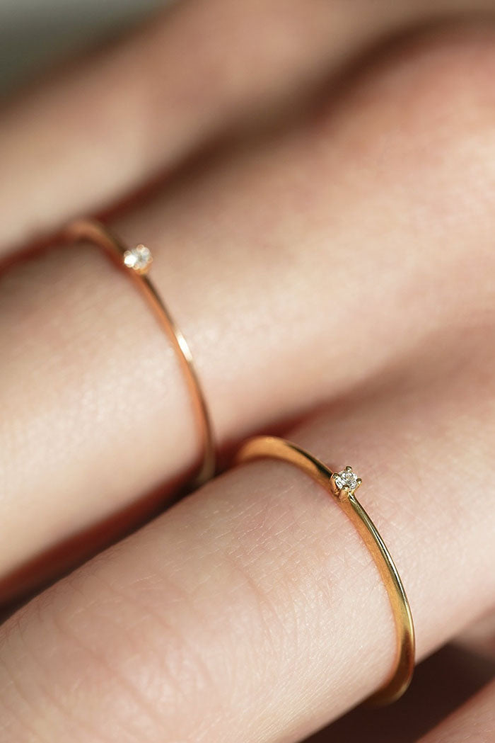 Z | Sansoeurs bague Single Très or diamants