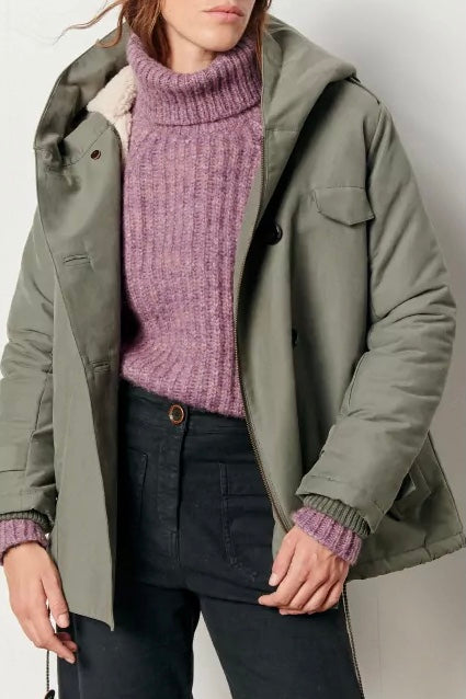 Z | Sessun parka Sandison dame jeanne kaki clair